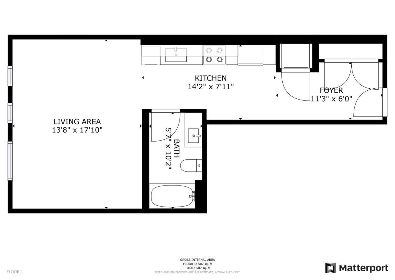 Studio Apartment In Vancouver Esterno foto